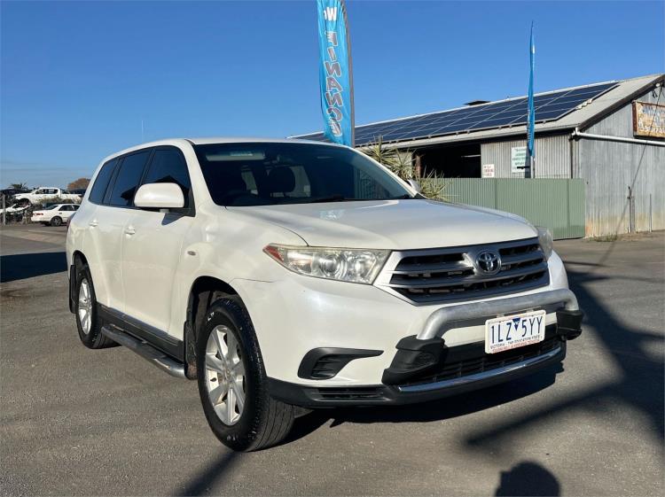 2013 TOYOTA KLUGER 4D WAGON KX-R (FWD) 7 SEAT GSU40R MY11 UPGRADE